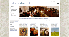 Desktop Screenshot of lutheranchurch.dk
